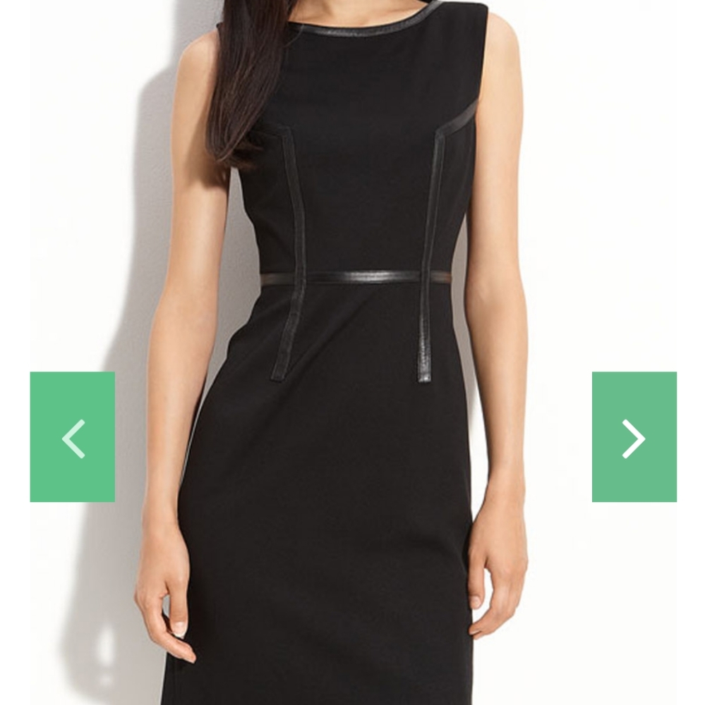 NWT Trina Turk Sheath Pencil Stretch Lined Dress Size 8